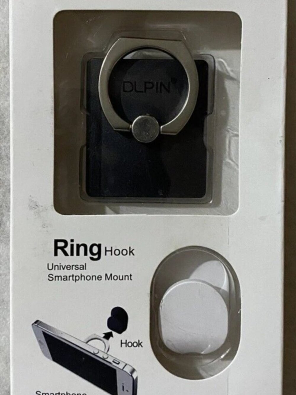 NEW Ring Hook Premium Kickstand Safe & Secure Grip Universal Phone Mount